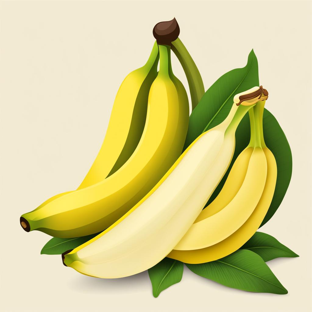 banana clipart - a ripe, yellow banana. 