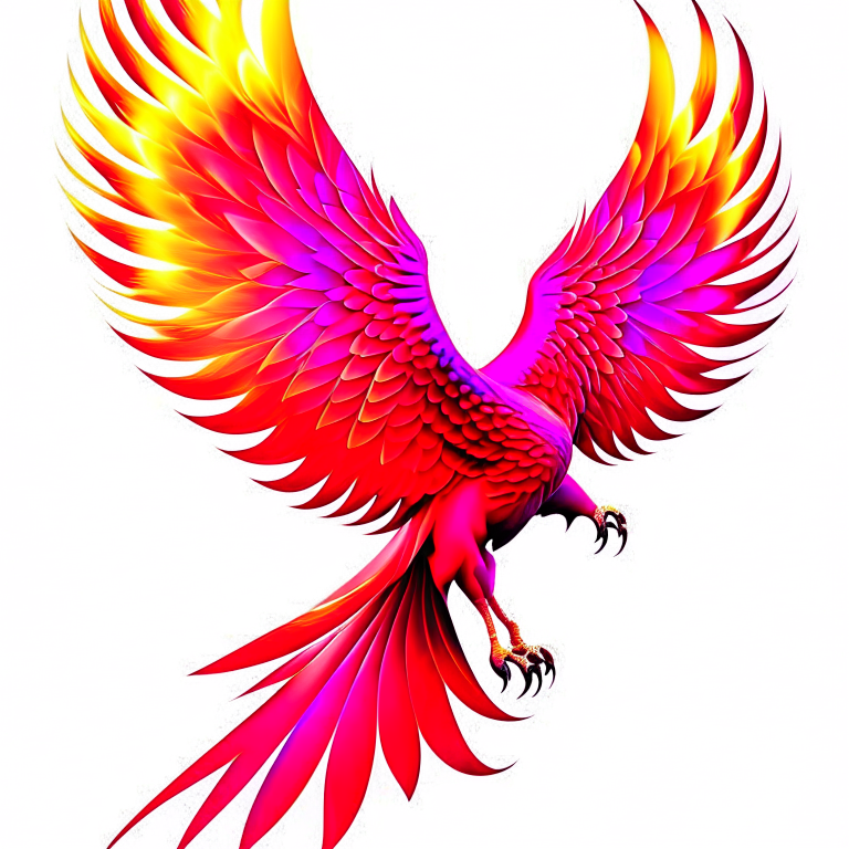 phoenix clipart - pyrrhia, a magnificent and reborn phoenix. 