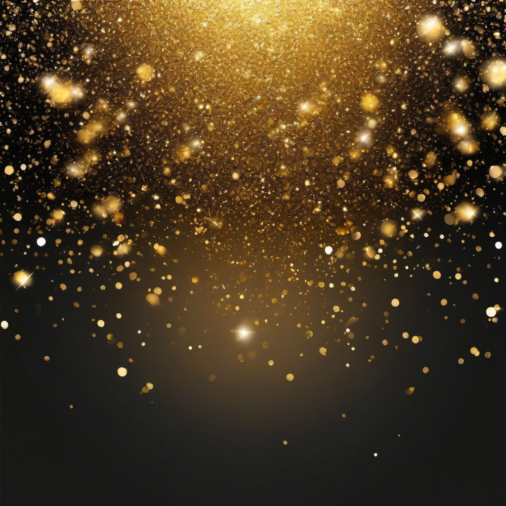 Glitter background - gold sparkle transparent background  