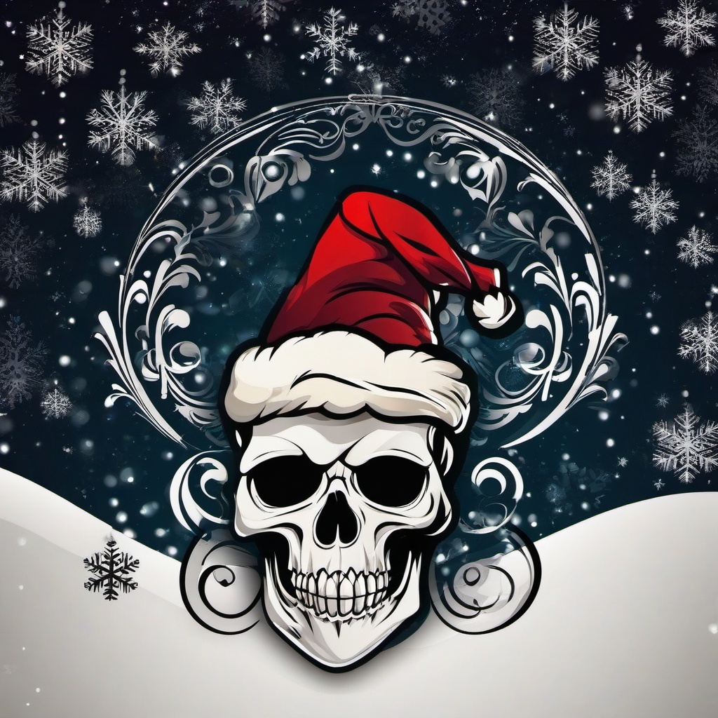 Christmas Background Wallpaper - christmas skull wallpaper  