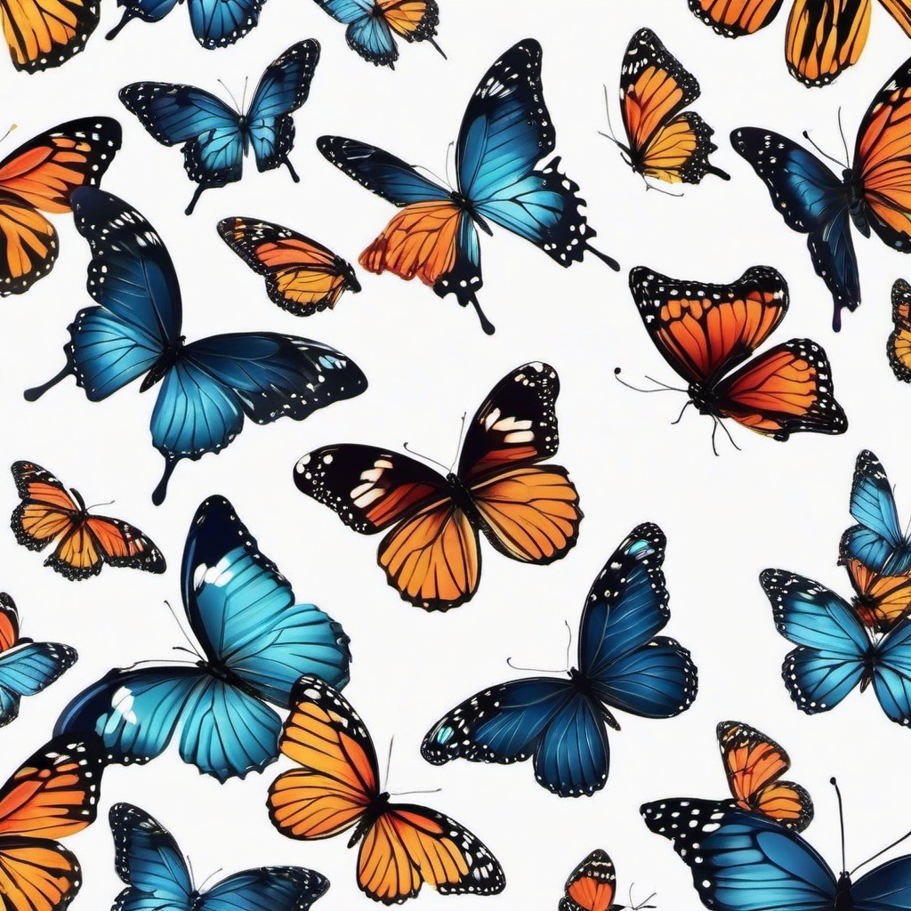 Butterfly Background Wallpaper - aesthetic butterfly white background  