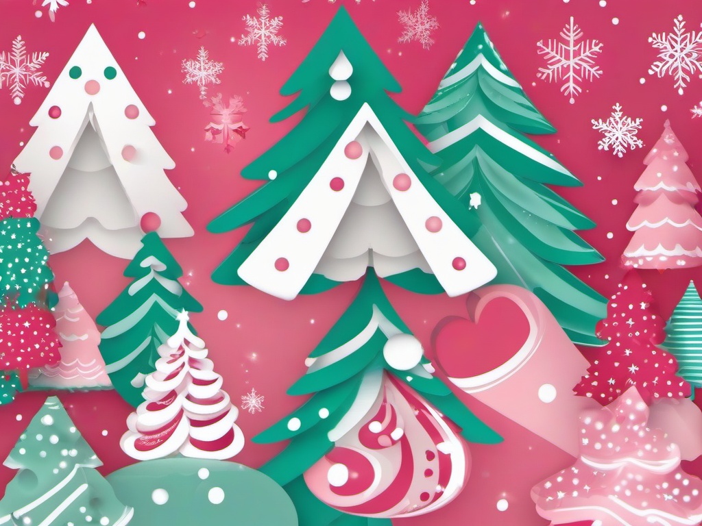 Girly Cute Christmas Wallpaper  