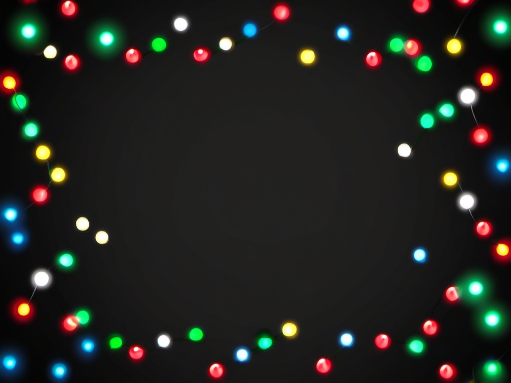 Christmas Lights Phone Background  