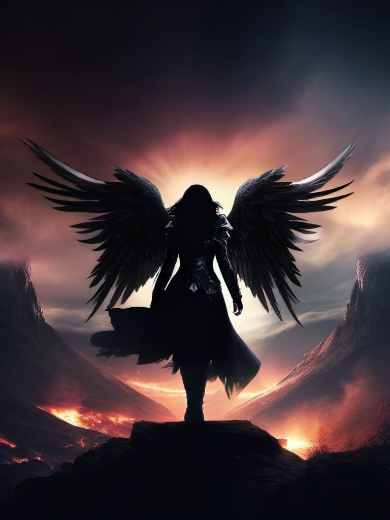 Dark Angel Wallpaper 4K  ,mobile iphone background wallpaper