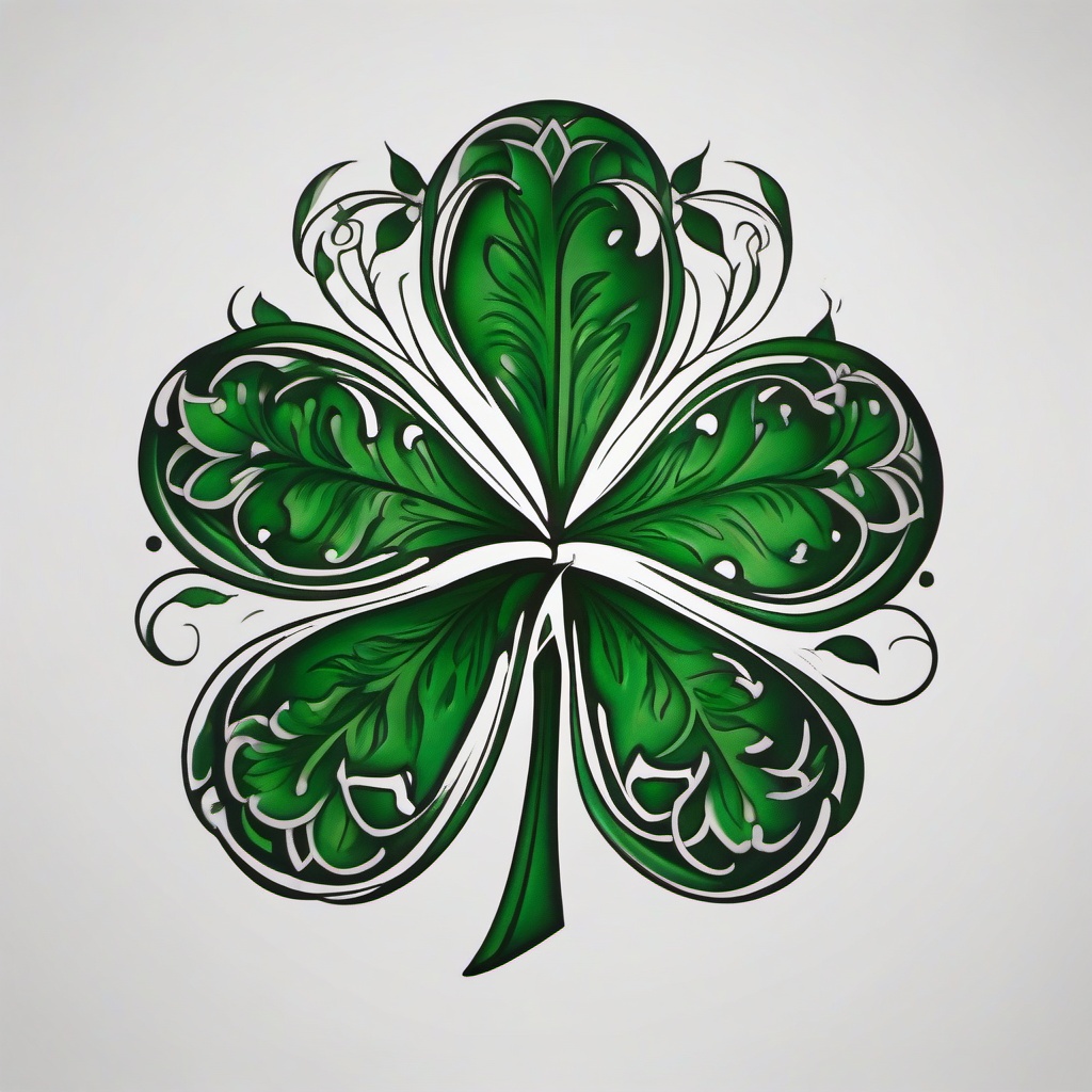 good irish tattoos  simple color tattoo,minimal,white background