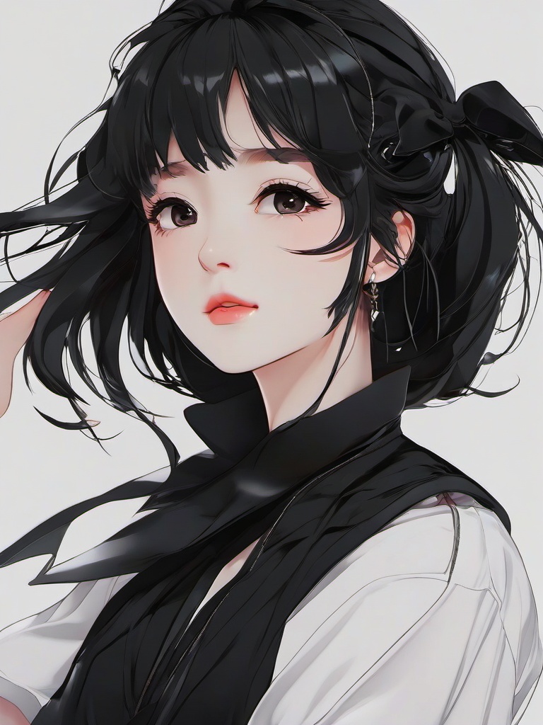 Aesthetic Wallpaper Anime Black  ,desktop background wallpaper