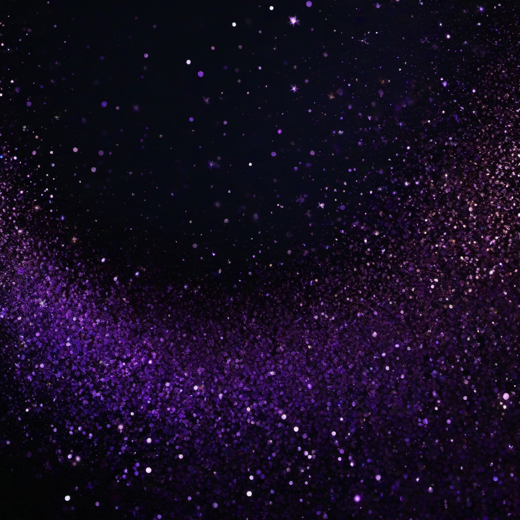 Glitter background - black and purple sparkle background  