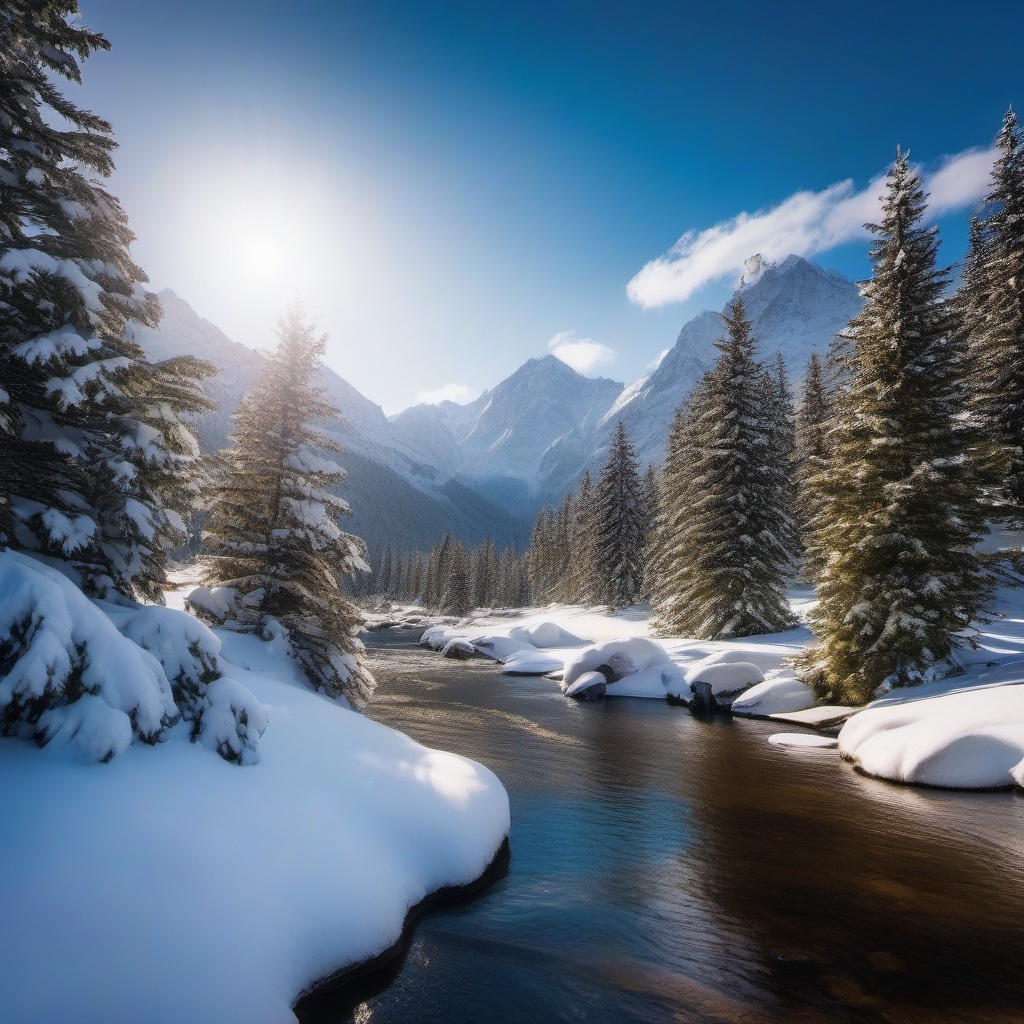 Snowy Mountain Wonderland  background picture, close shot professional product  photography, natural lighting, canon lens, shot on dslr 64 megapixels sharp focus