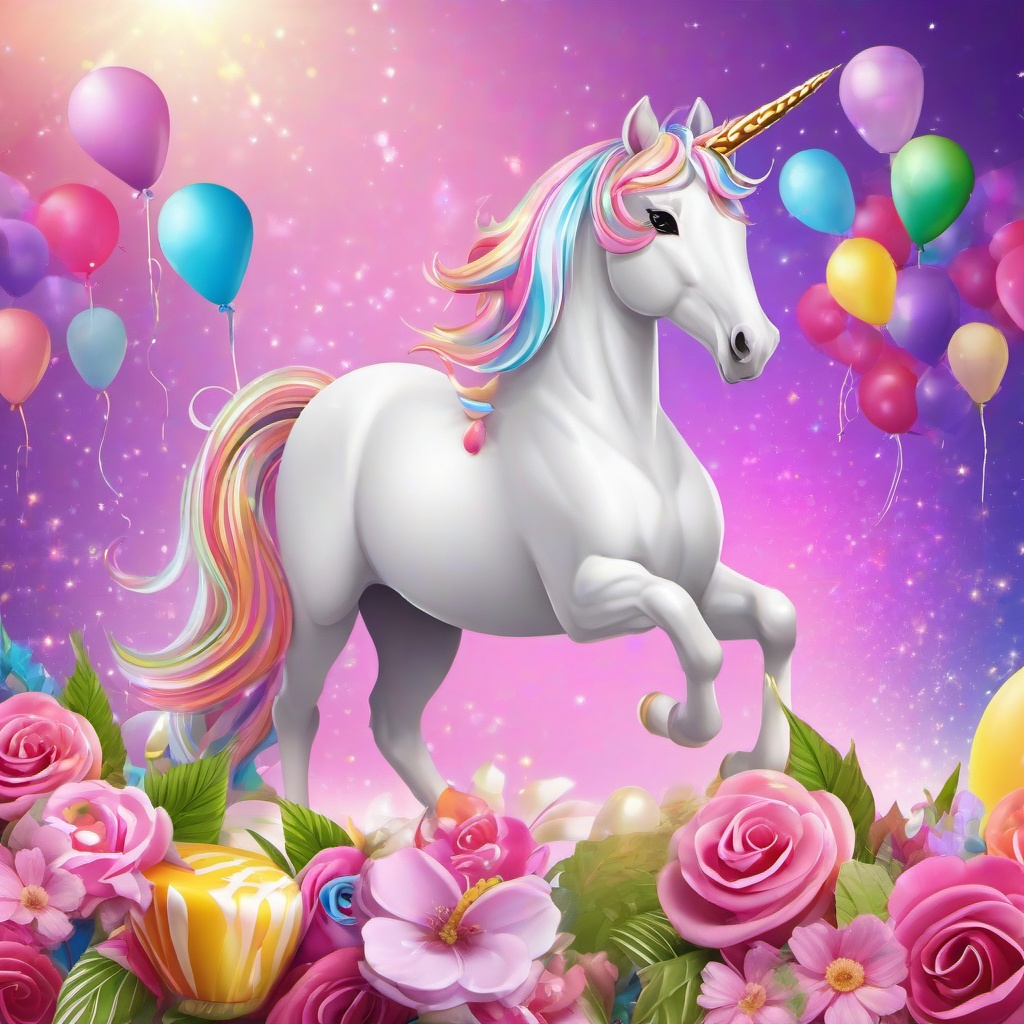 Party Background Wallpaper - background unicorn birthday  