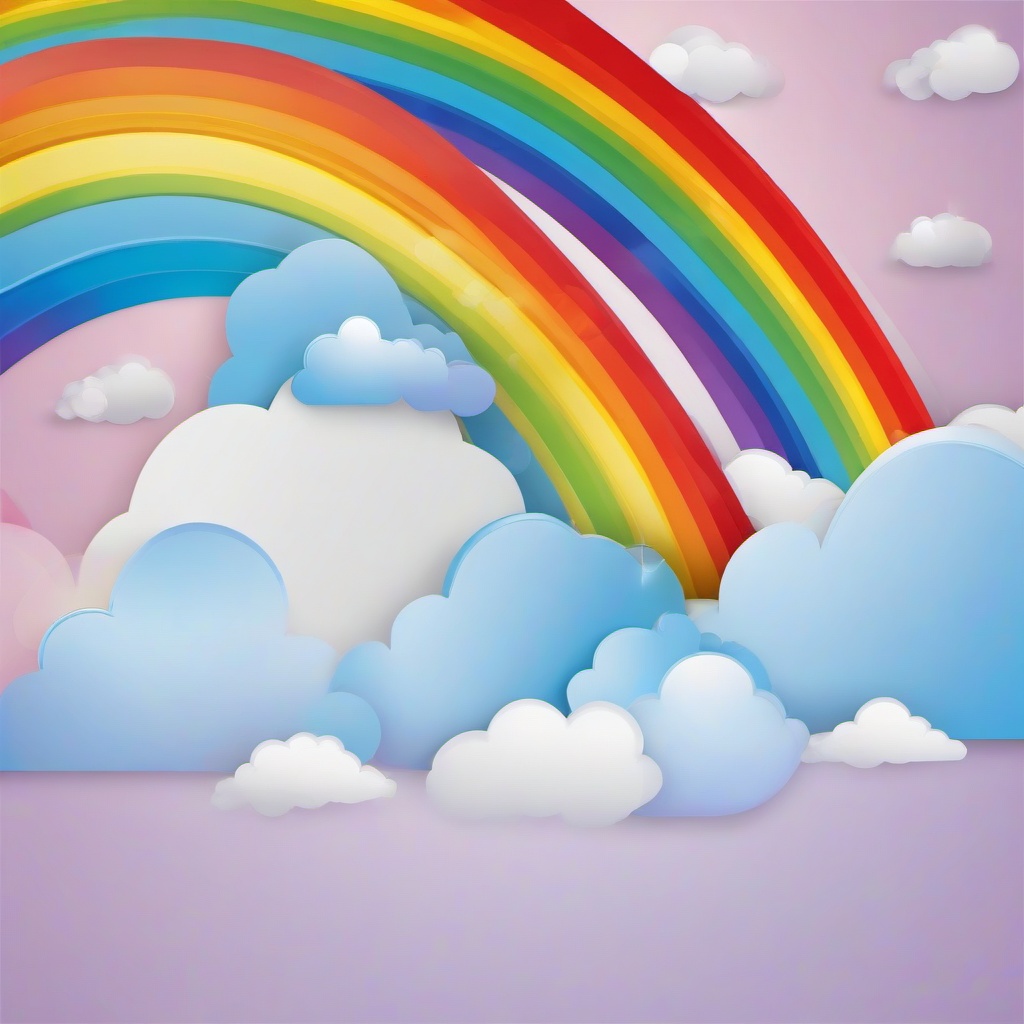 Rainbow Background Wallpaper - cloud background with rainbow  
