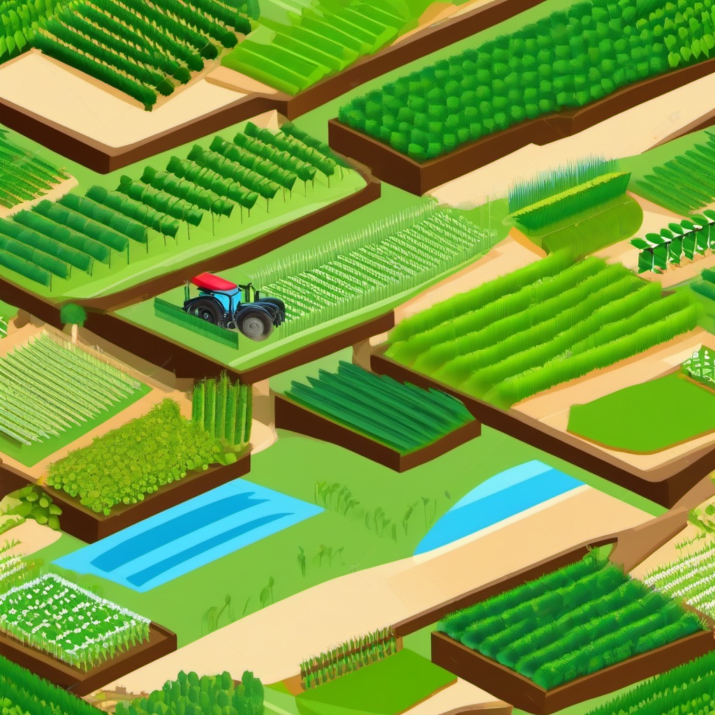 Smart Agriculture and Precision Farming clipart - Smart agriculture, ,vector color clipart,minimal