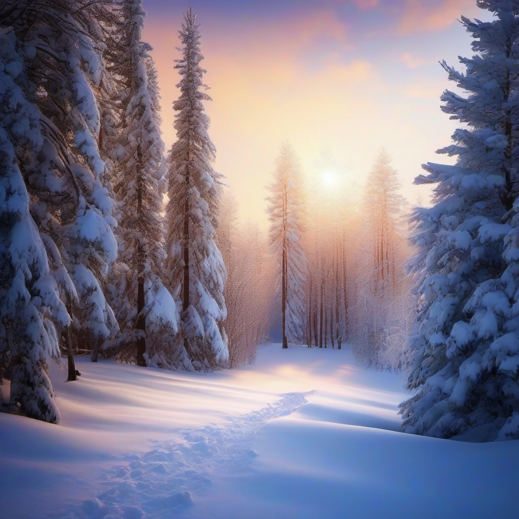 Snow Background Wallpaper - snowy background scene  