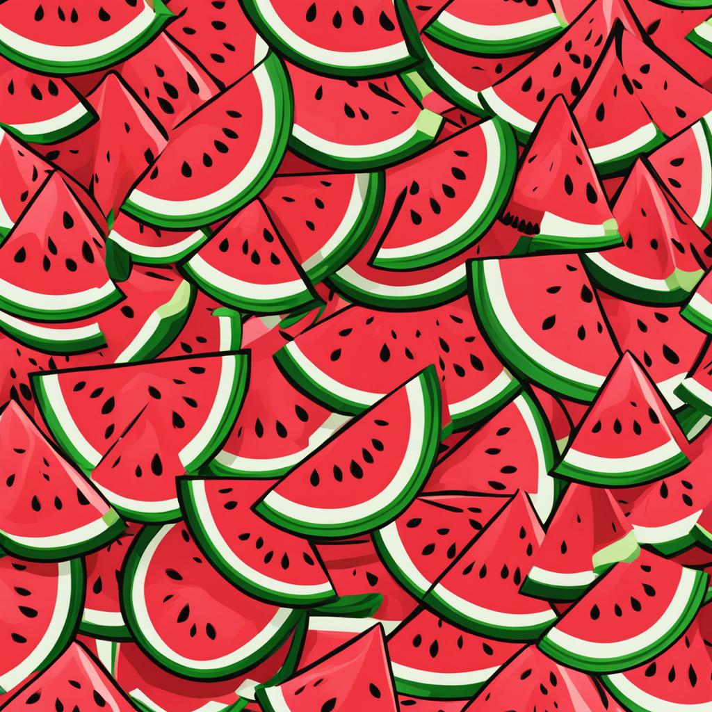 watermelon clipart: refreshing watermelon ready to be sliced. 