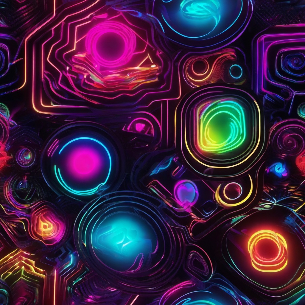 Neon Background Wallpaper - neon psychedelic wallpaper  