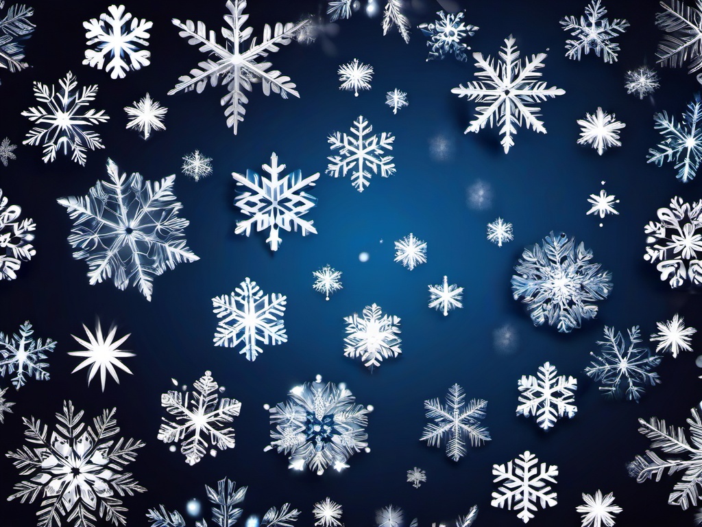 Snowflake Christmas Background  