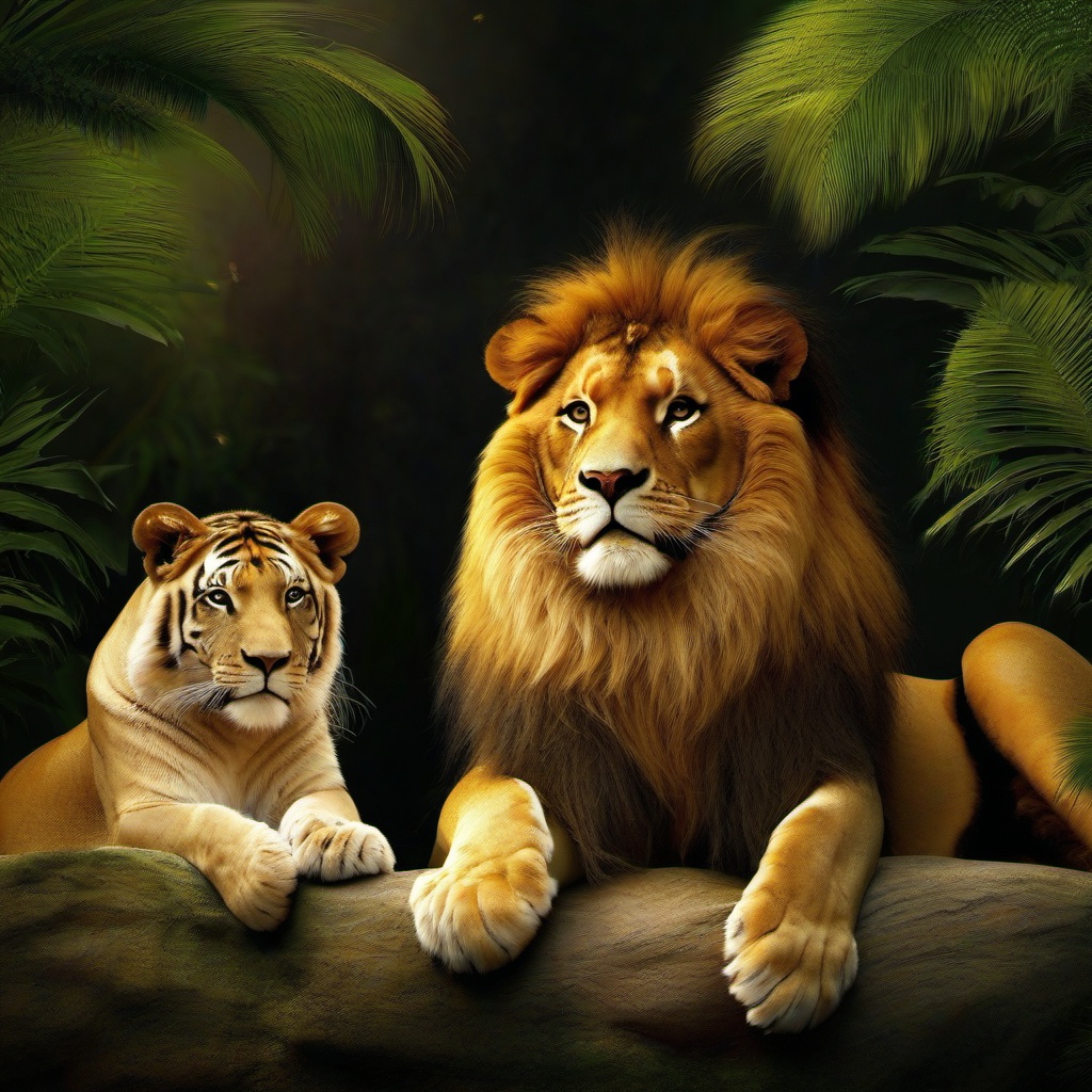 Lion Background Wallpaper - lion and tiger wallpaper  