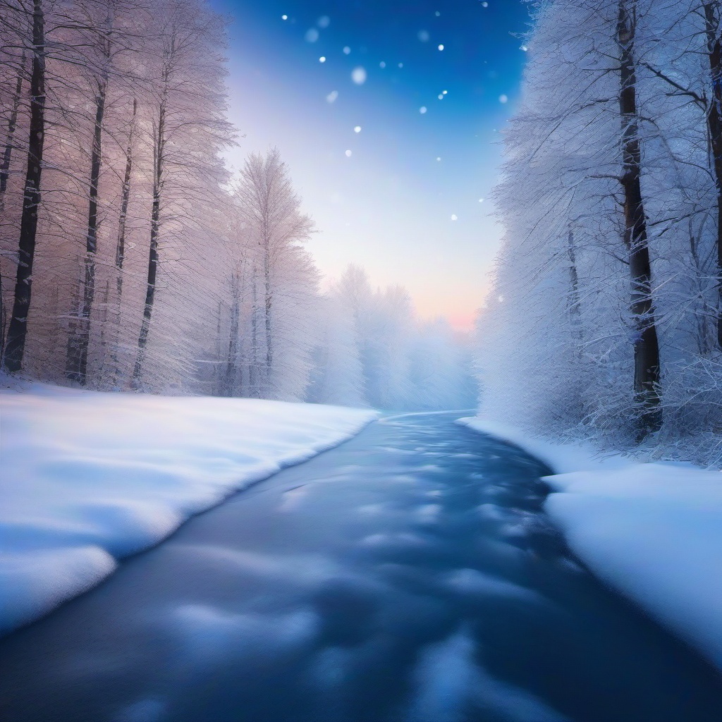 Winter background wallpaper - real snowy background  