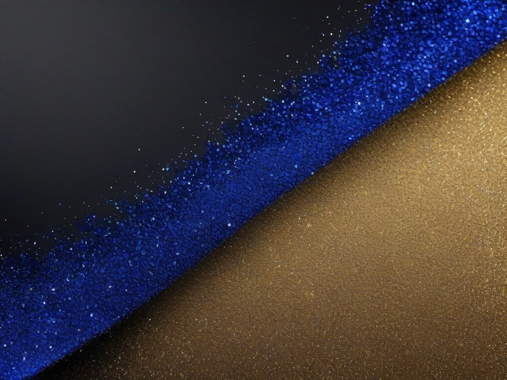 Royal Blue Glitter Background  