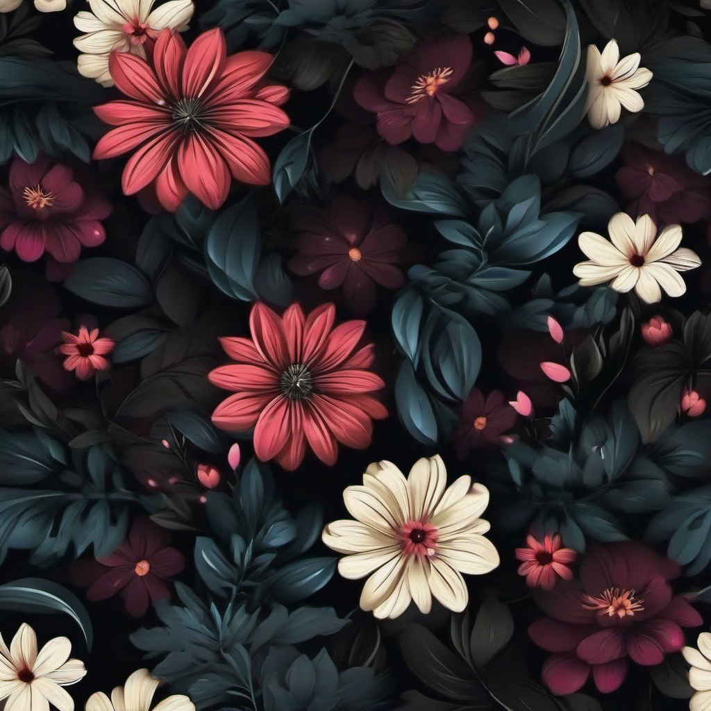 Flower Background Wallpaper - dark wallpaper with flowers  