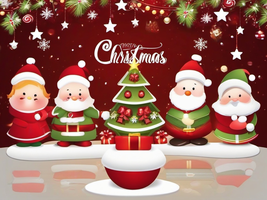 Merry Christmas Cute Wallpaper  