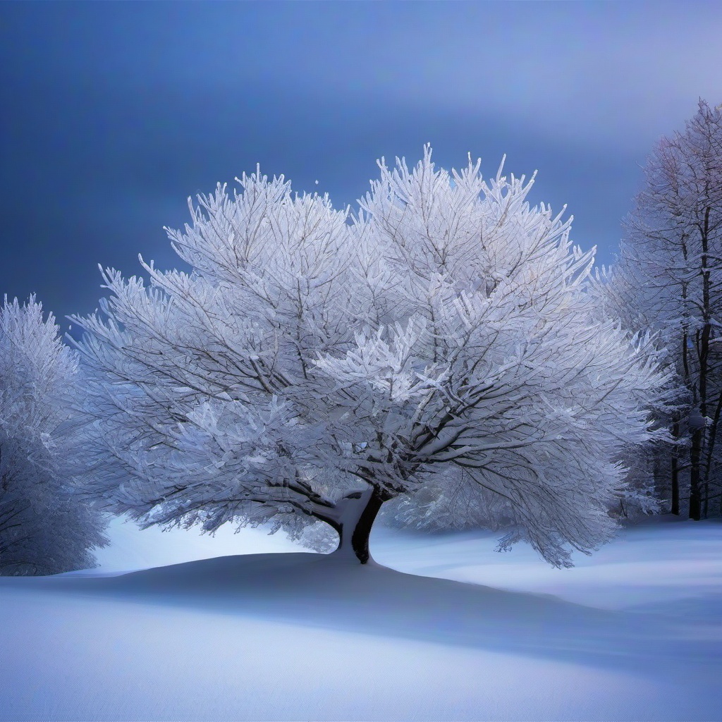 Snow Background Wallpaper - snow tree background  