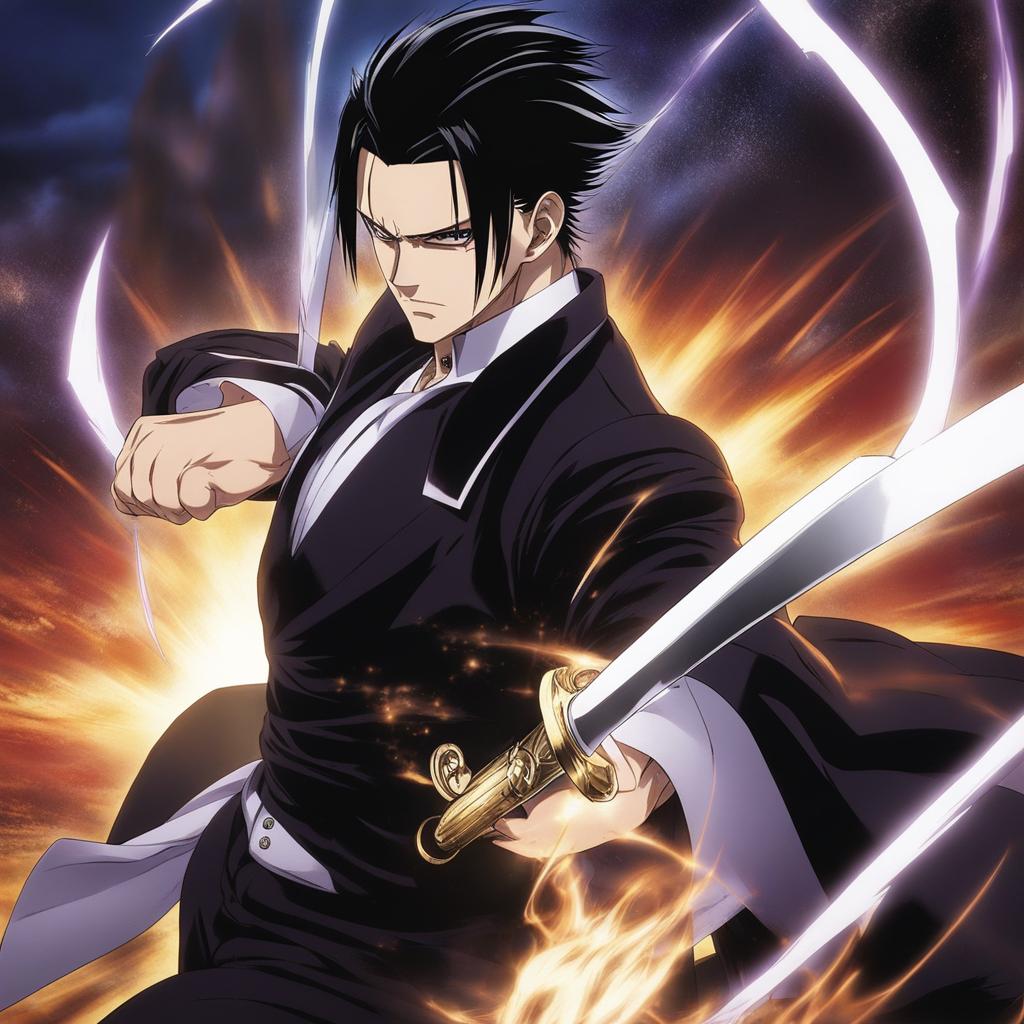 chrollo strategically uses nen abilities in combat. 