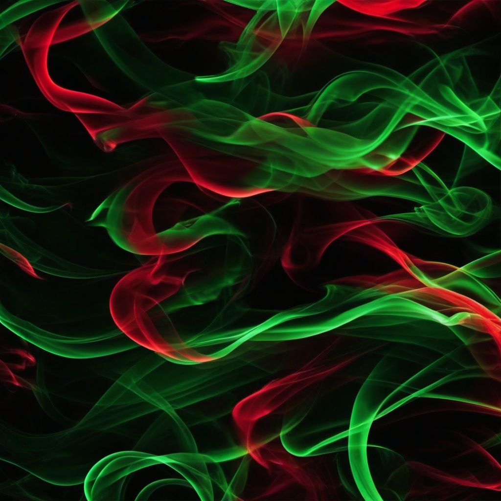 Smoke Background - green and red smoke background  