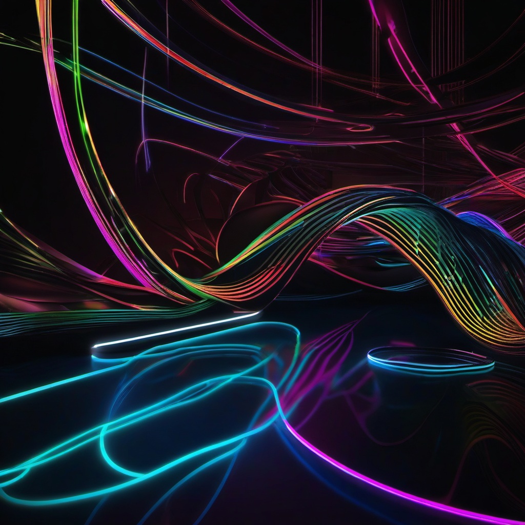 Neon Background Wallpaper - neon line wallpaper  