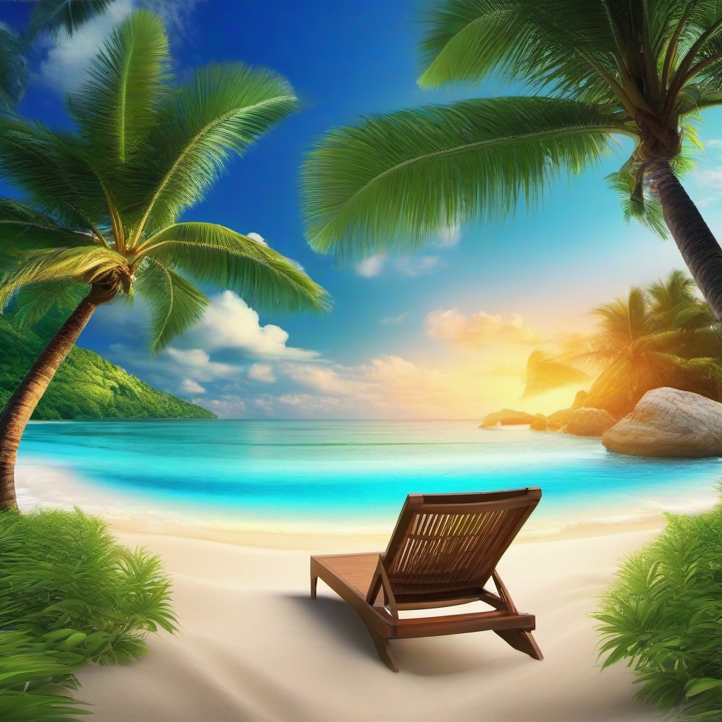 Beach background - relaxing beach wallpaper  