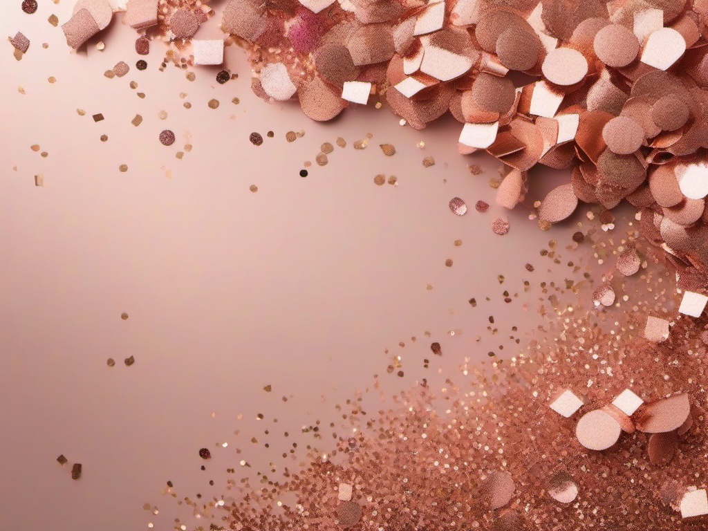 Free Rose Gold Glitter Background  