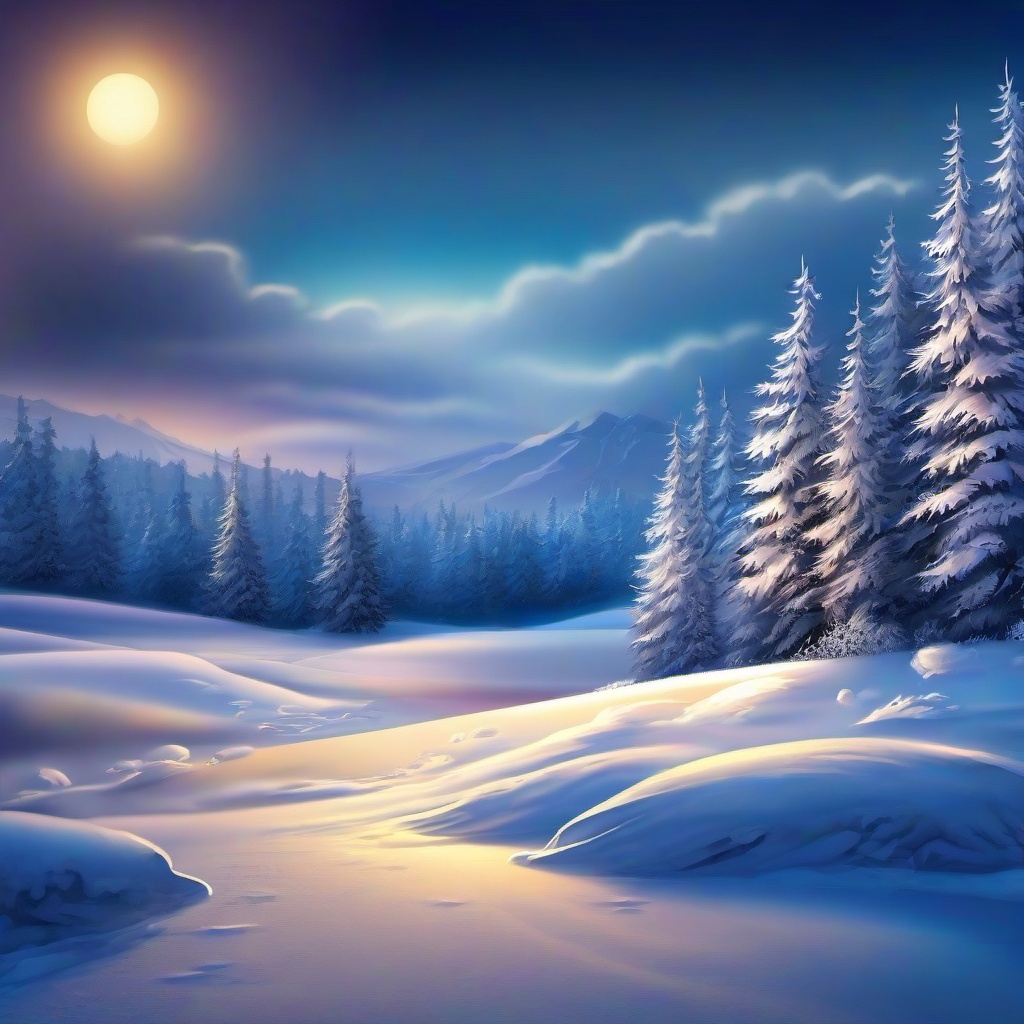 Winter background wallpaper - winter art wallpaper  