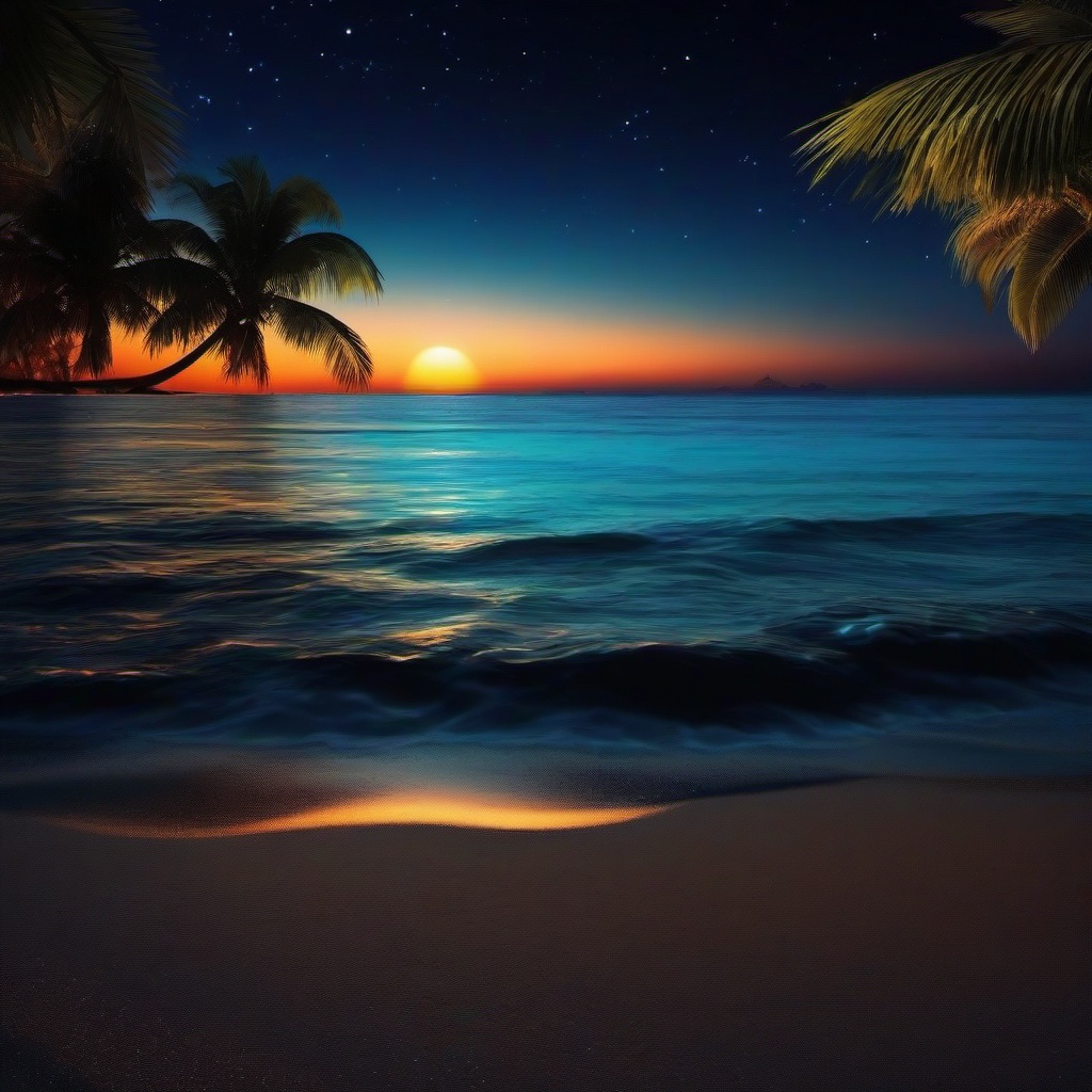 Beach Background Wallpaper - night sky beach wallpaper  