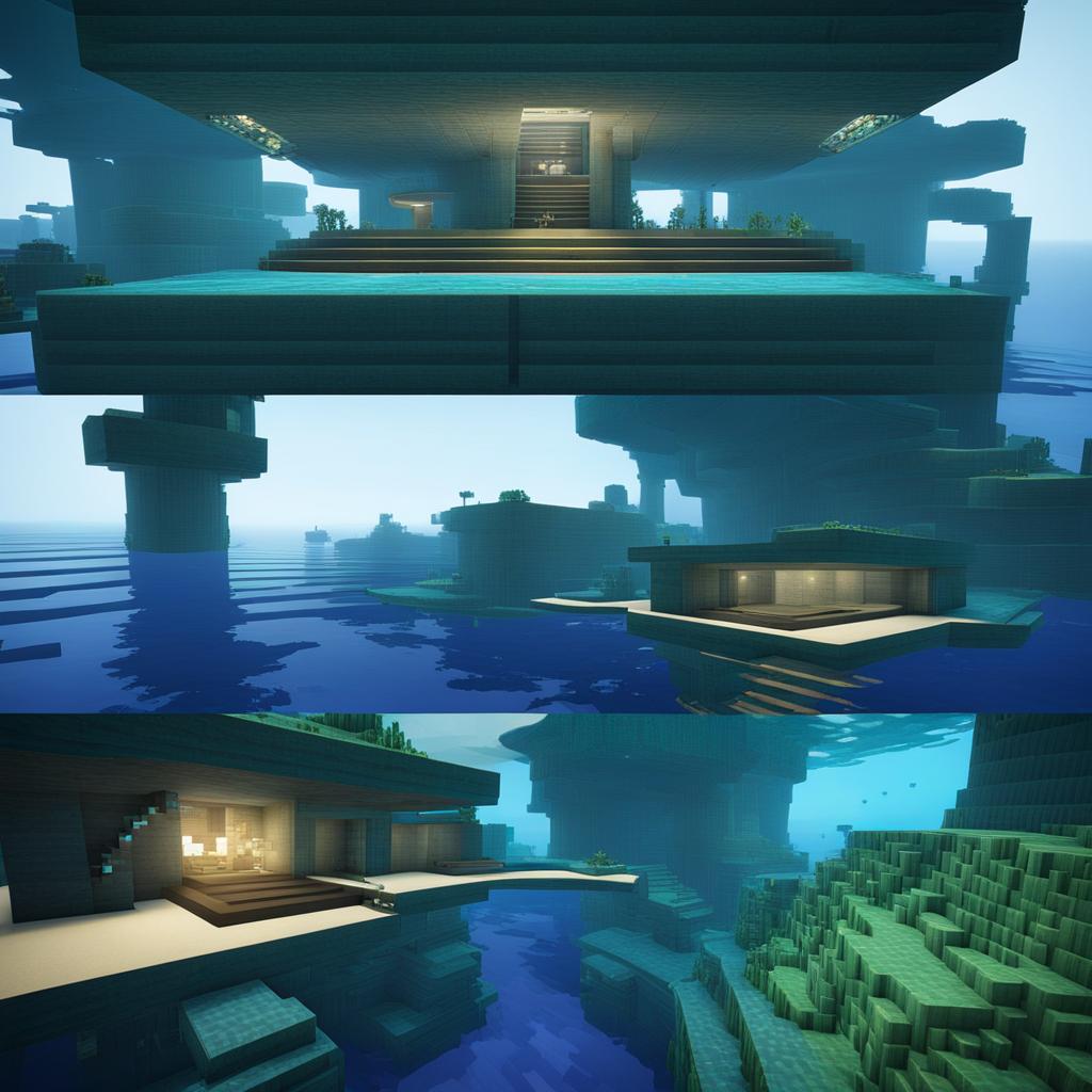 futuristic underwater research facility - minecraft house design ideas minecraft block style