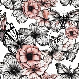 tattoo ideas flowers butterflies  