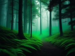 Dark Green Forest Wallpaper 4K  ,desktop background wallpaper