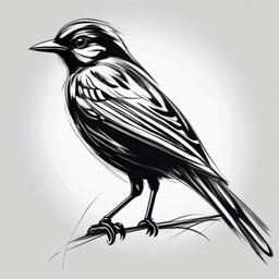 sketch drawing of bird  minimal rough sketch scribbles,doodles,black and white