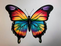 pride butterfly tattoo  