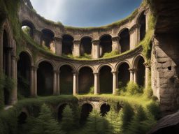 explore the haunting beauty of timeless castle ruins, ancient ruins suspended in time. 