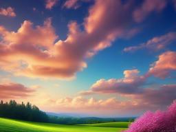 Spring Sky Wallpaper  ,desktop background wallpaper