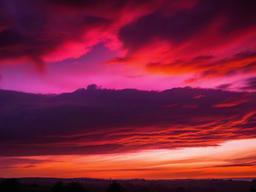 Sunset Wallpaper - Vibrant pink and orange clouds at dusk.  sunset background