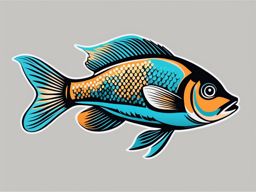 fish clipart - swimming gracefully in clear waters. 