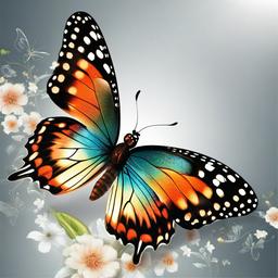 Butterfly Background Wallpaper - flying butterfly transparent background  