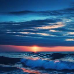 Ocean Background Wallpaper - blue ocean wallpaper aesthetic  