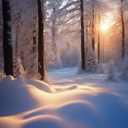 Snow Background Wallpaper - snow scene background wallpaper  