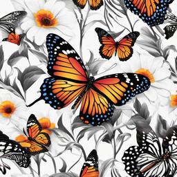 Butterfly Background Wallpaper - butterfly wallpaper white  