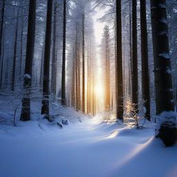 Forest Background Wallpaper - snowy forest wallpaper  