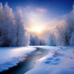 Winter background wallpaper - winter scene background free  