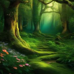 Forest Background Wallpaper - fairy enchanted forest background  