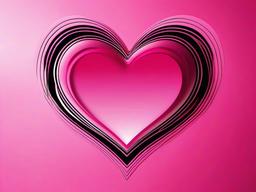 Heart Pink Background-Pale pink with a large central heart in a lighter shade  background wallpaper