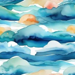 Ocean Background Wallpaper - watercolor ocean background  